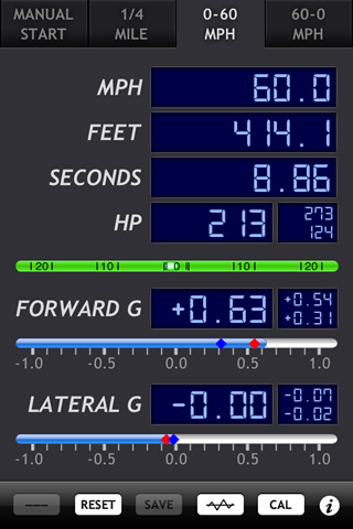 Gmeter Vehicle Performance App For Iphone Ipod Ipad